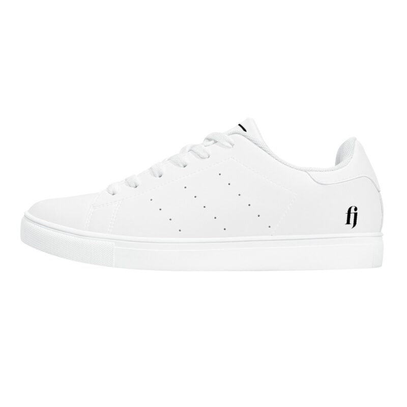 All White Fred Jo Sneakers