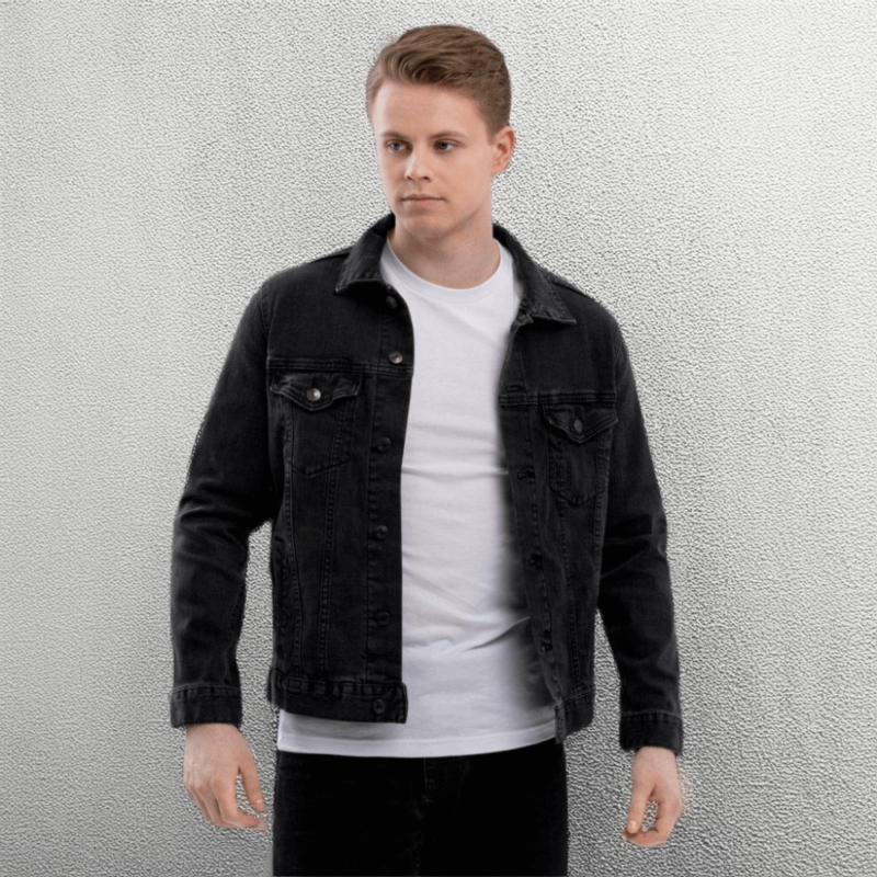 Fred Jo Unisex denim jacket - Image 2