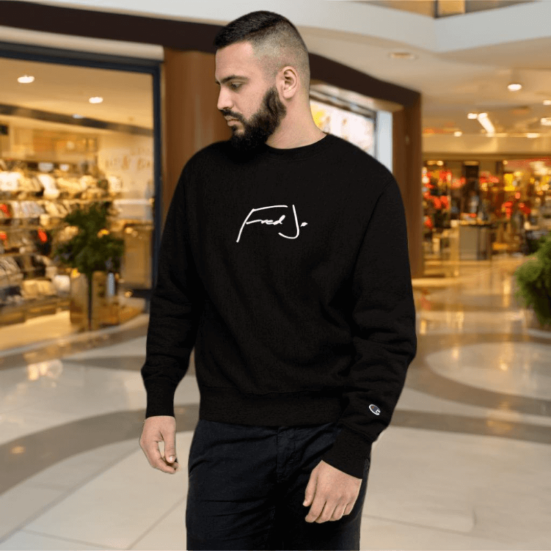 Fred Jo Champion Sweatshirt Paris Tokyo Los Angeles Edition - Image 2