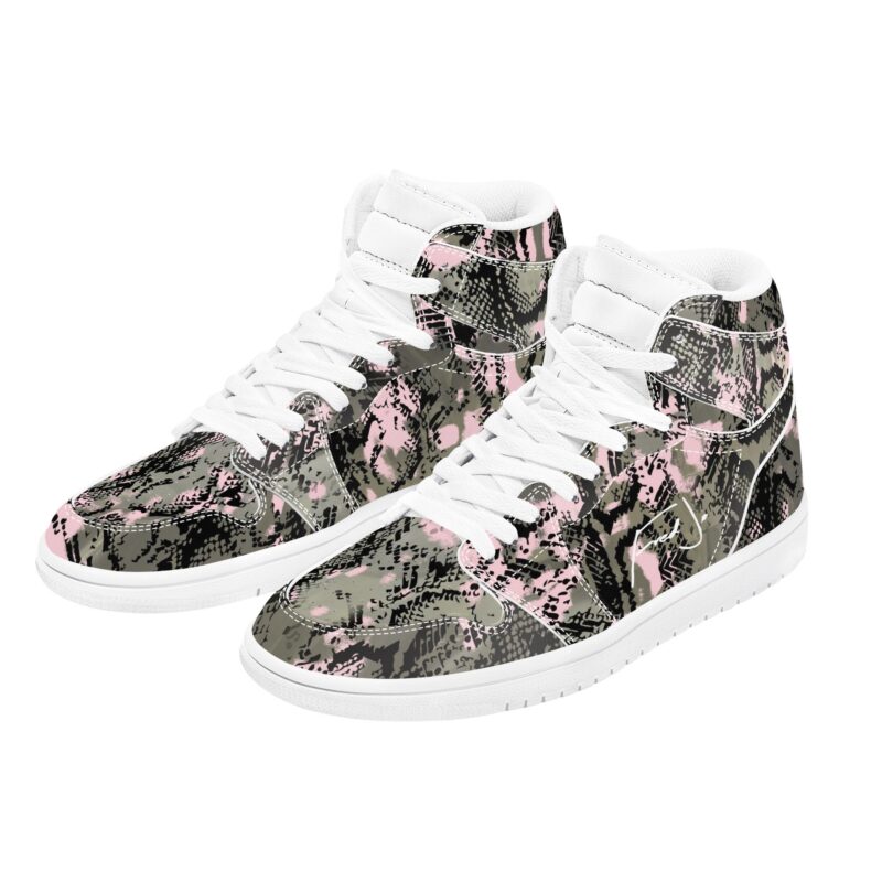 Snake Izzy High Leather Sneaker