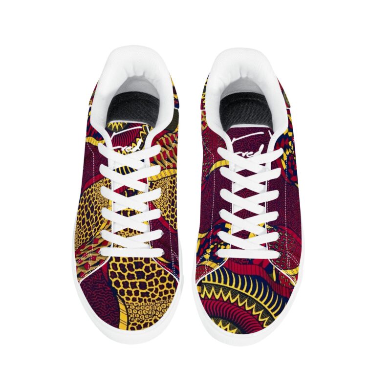 Fred Jo African Fusion Leather Sneakers - Image 7