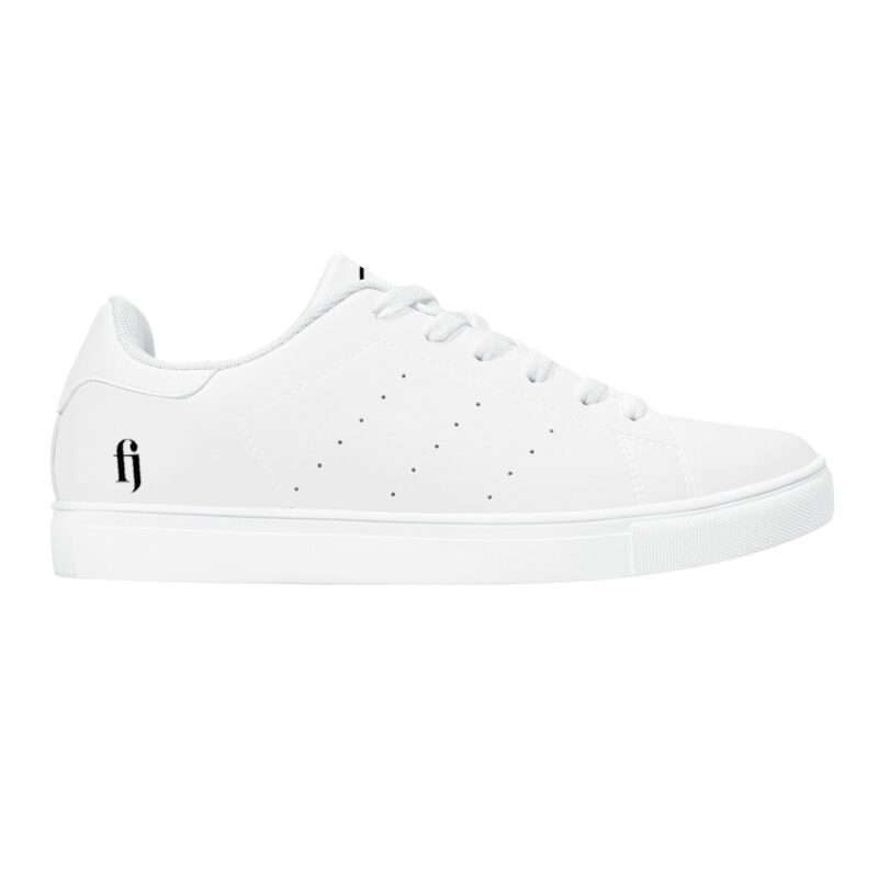 All White Fred Jo Sneakers - Image 3