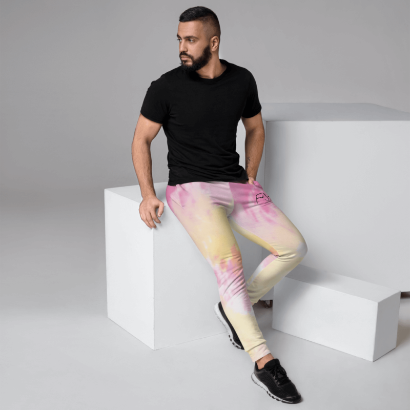 Fred Jo Watercolor Men's Joggers - Image 2