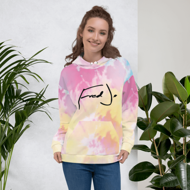 Fred Jo Watercolor Unisex Hoodie - Image 2