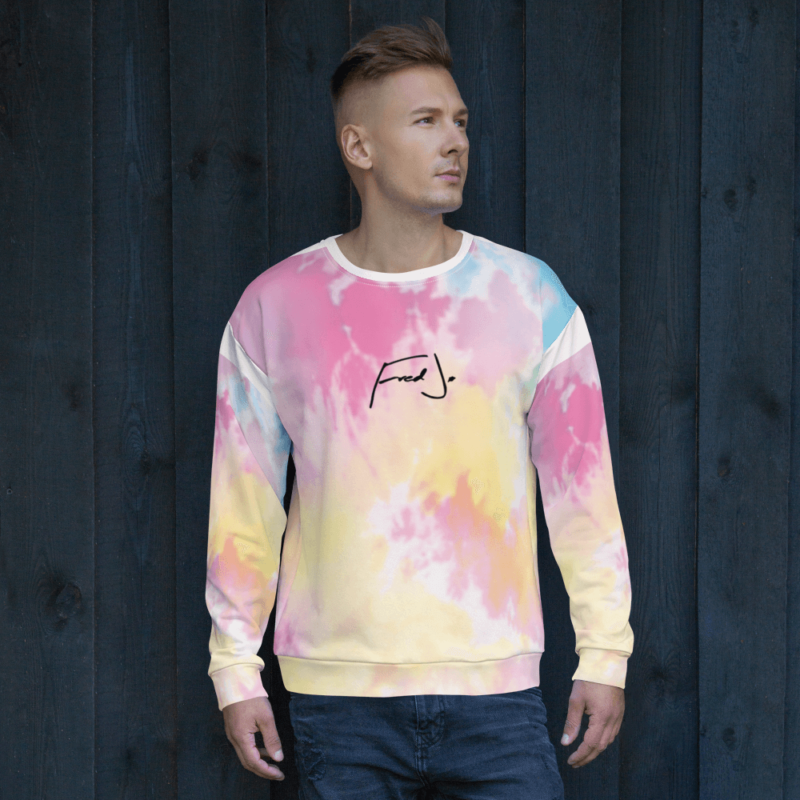 Fred Jo Watercolor Unisex Sweatshirt - Image 2