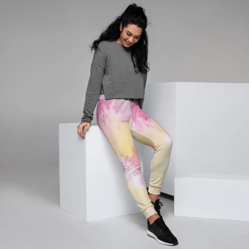 Fred Jo Women's Watercolor Joggers - Image 2