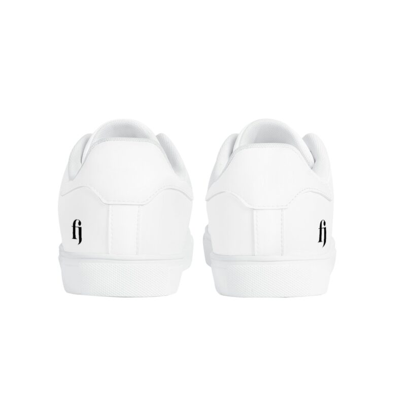 All White Fred Jo Sneakers - Image 6