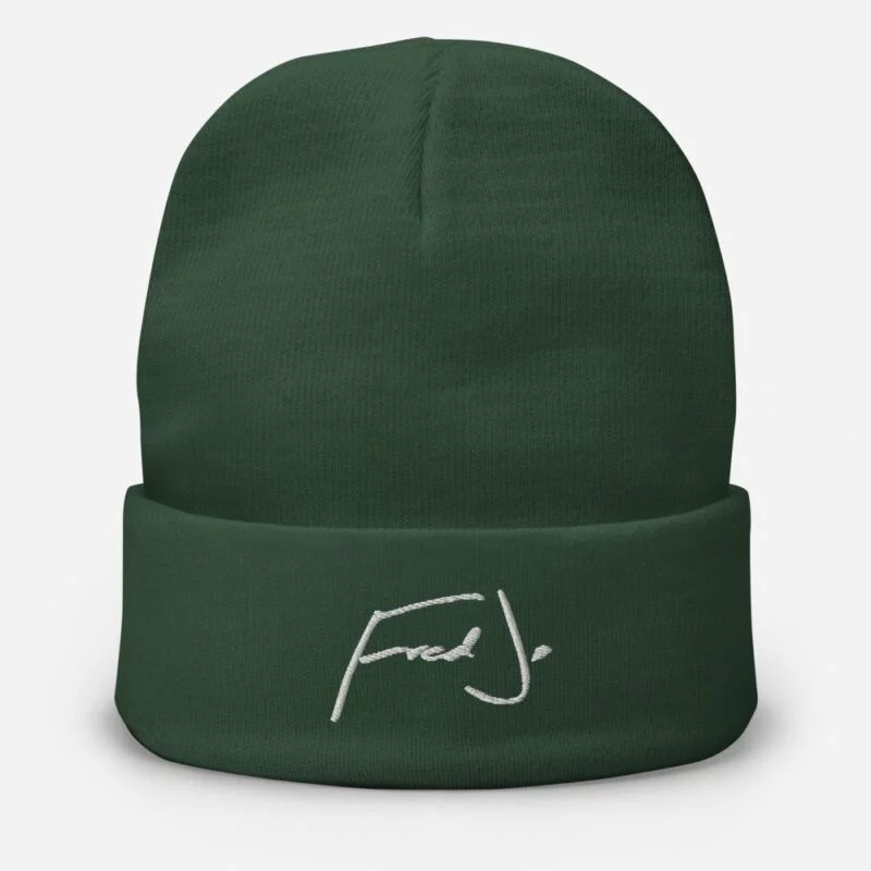 Fred Jo Embroidered Beanie - Image 4