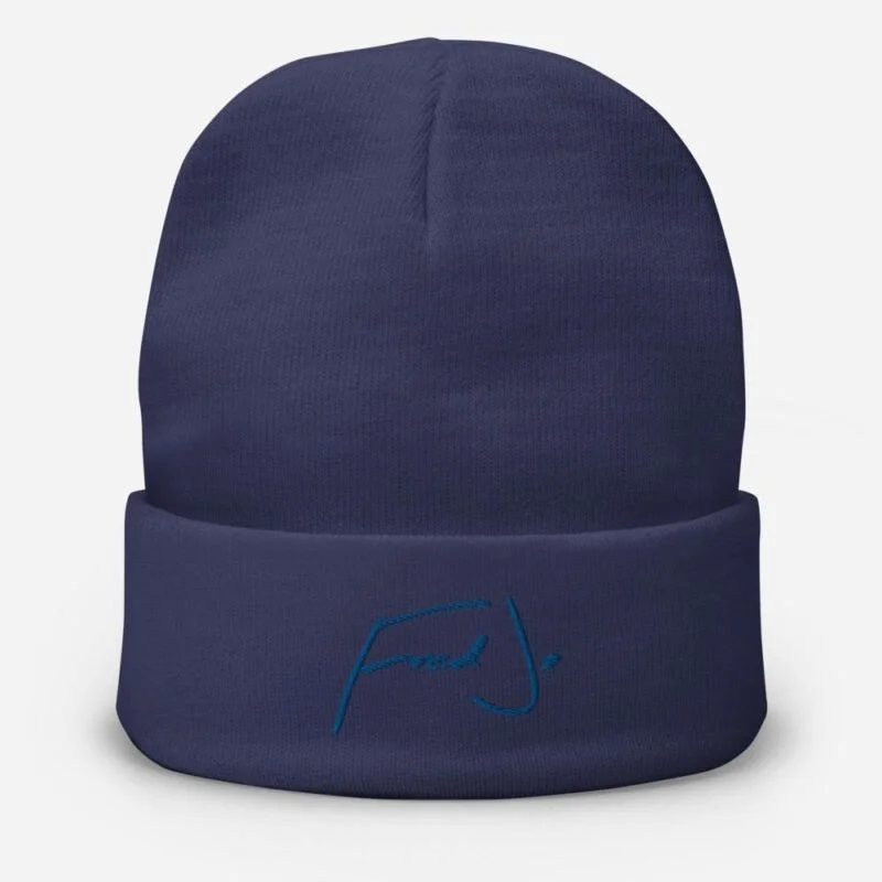 Fred Jo Embroidered Beanie - Image 5