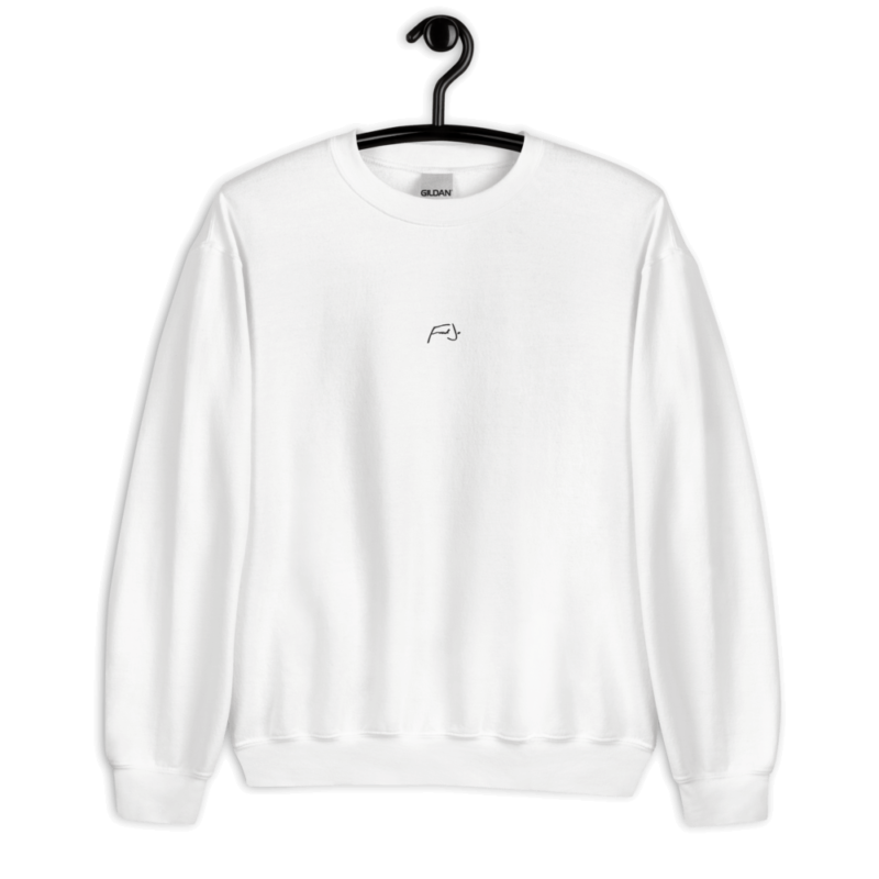 Fred Jo White Chest Unisex Sweatshirt - Image 5