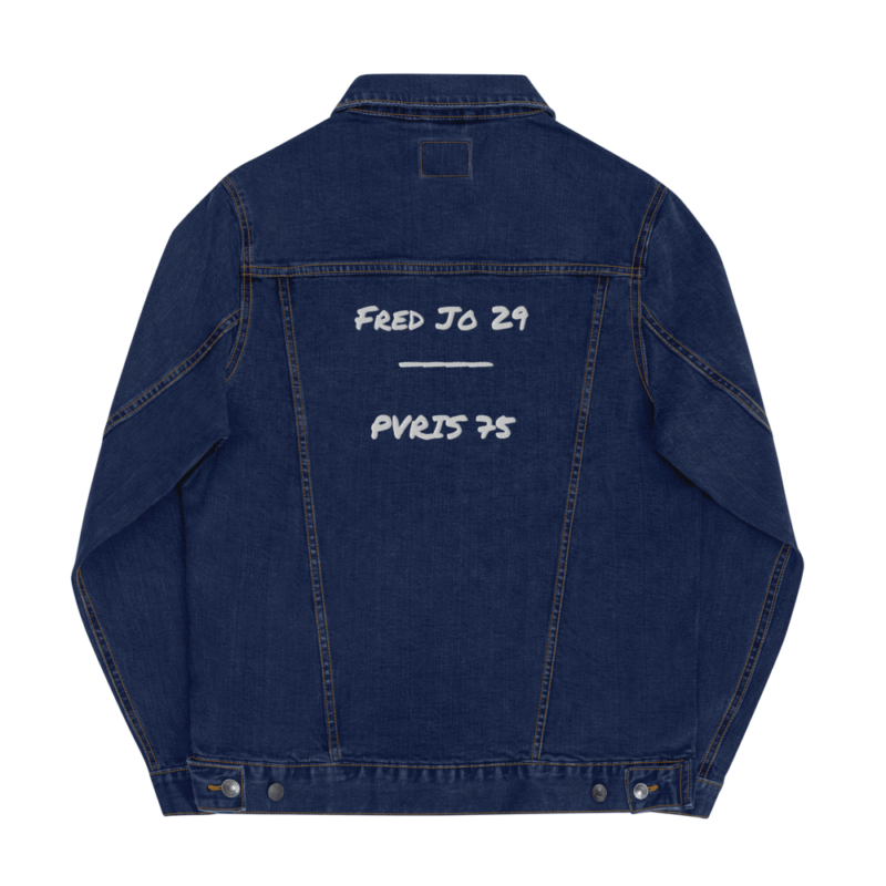 Fred Jo Unisex denim jacket - Image 10