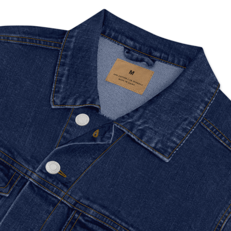 Fred Jo Unisex denim jacket - Image 8