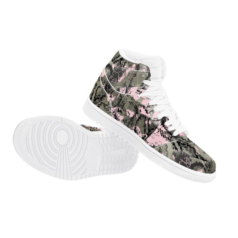 Snake Izzy High Leather Sneaker - Image 7