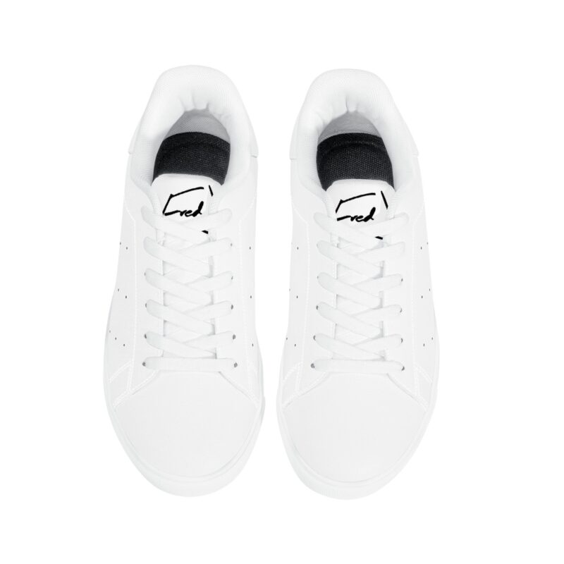 All White Fred Jo Sneakers - Image 2